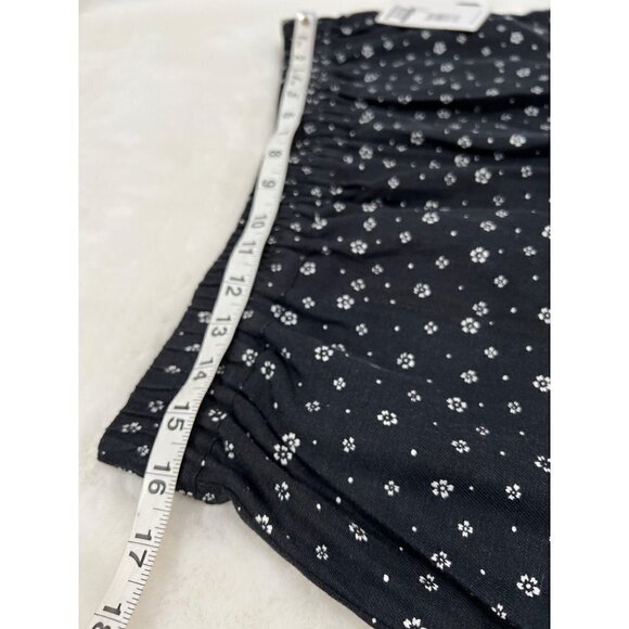 NWT APIECE APART Size XL Ani Easy Linen Blend Woven Pants Scattered Floral Black - Picture 4 of 13